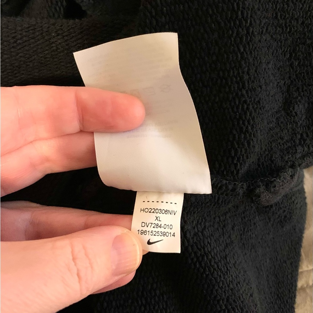 Nike Black Yoga Hood Sweater Sweatshirt - Picture 9 of 9